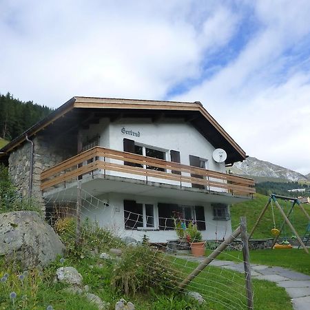 Chalet Crestannes Appartement Davos Kamer foto