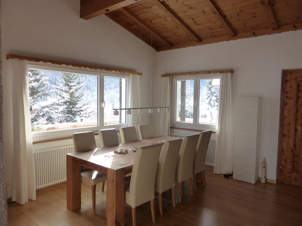 Chalet Crestannes Appartement Davos Kamer foto