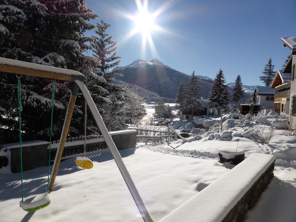 Chalet Crestannes Appartement Davos Kamer foto