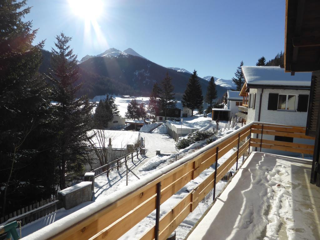 Chalet Crestannes Appartement Davos Kamer foto